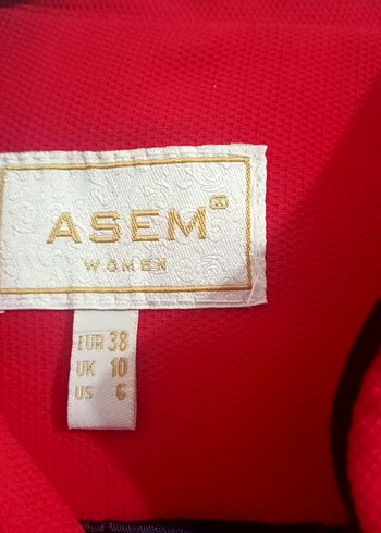 38 Beden kırmızı Renk Klasik Kırmızı Düğmeli Kadın Blazer Ceket