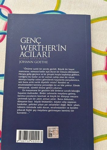 Genç Werther'in Acıları - Johann Goethe