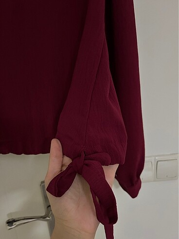 Diğer Bordo bluz