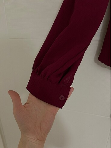s Beden bordo Renk Bordo bluz