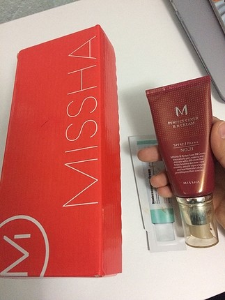 Missha bb krem perfect cover 21 numara 50 ml sıfır ürün