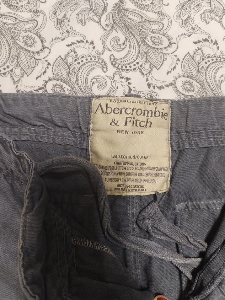 Düğmeli Gri Denim Erkek Şort - Görsel 2