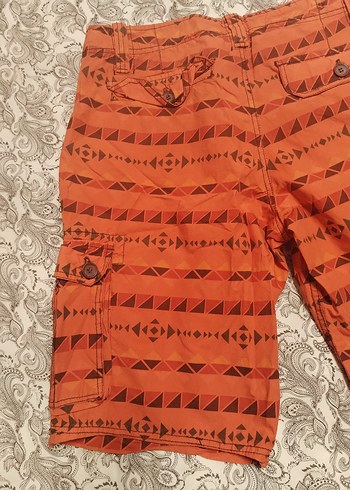 Renkli Desenli Erkek Kısa Bermuda Şort - Görsel 7