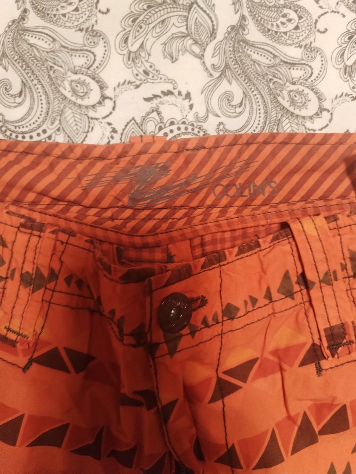 Renkli Desenli Erkek Kısa Bermuda Şort - Görsel 3