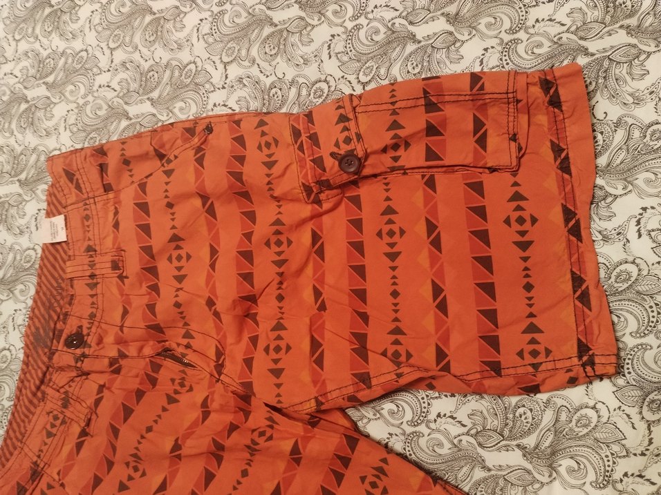 Renkli Desenli Erkek Kısa Bermuda Şort - Görsel 5