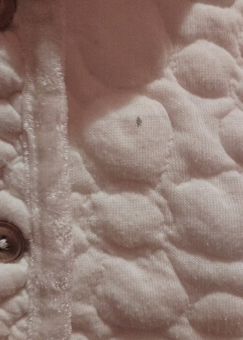 Kız Çocuk Beyaz Düğmeli Yelek - Görsel 5