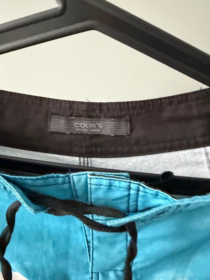 Erkek Çok Renkli Bağcıklı Midi Deniz Şortu - Görsel 4