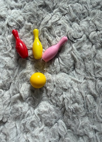 Mini Renkli Bowling Oyuncak Seti - Görsel 3