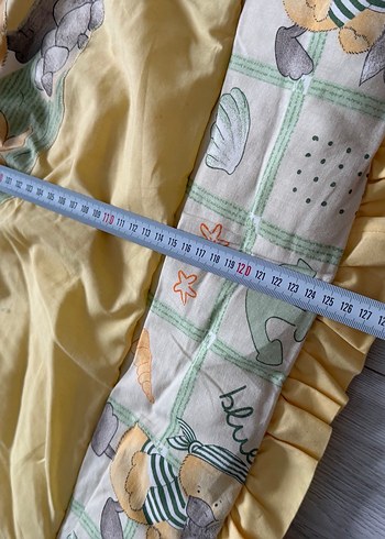 Sarı Nakışlı Bebek Uyku Seti - Görsel 5