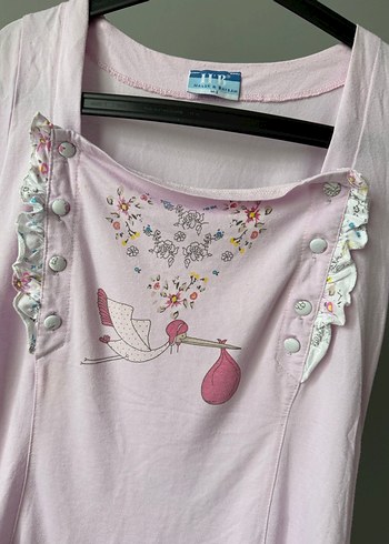 Vintage tarzı Bohem lohusa / emzirme üstü - Görsel 2