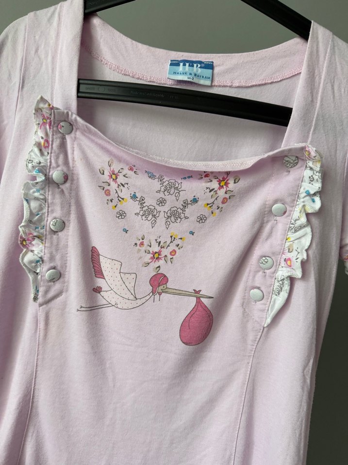 Vintage tarzı Bohem lohusa / emzirme üstü - Görsel 2