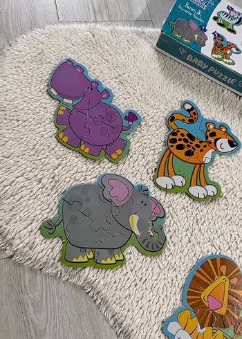 Renkli Hayvan Figürlü Çocuk Yapbozu - Görsel 2