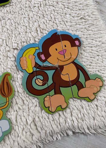 Renkli Hayvan Figürlü Çocuk Yapbozu - Görsel 4