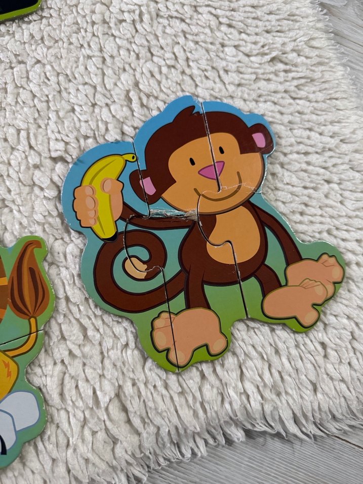 Renkli Hayvan Figürlü Çocuk Yapbozu - Görsel 4