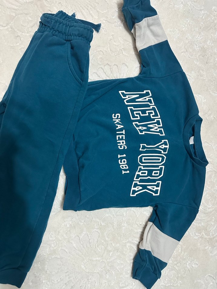 Mavi Erkek Bebek Street Wear Takım - Görsel 2