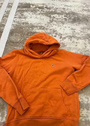 Turuncu Kapüşonlu erkek Sweatshirt - Görsel 2