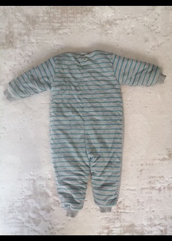 Gri Baskılı Bebek Tulum - Görsel 2