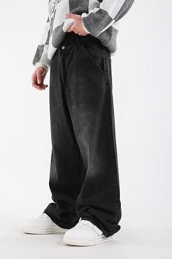 34 Beden siyah Renk Baggy pants