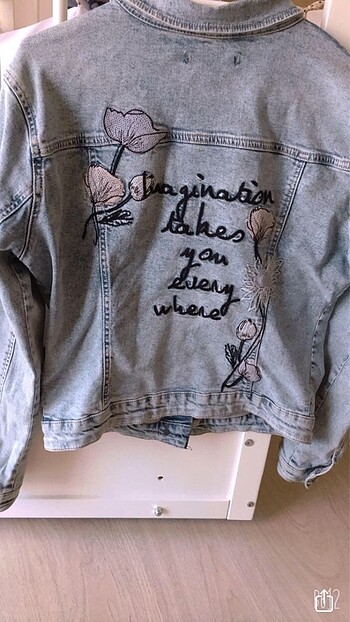 Orjinal mavi jeans kot ceket