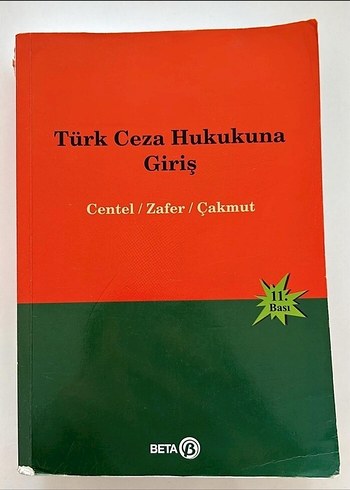 Türk Ceza Hukukuna Giriş - Centel/Zafer/Çakmut