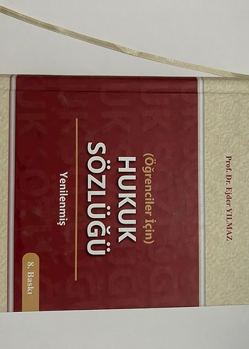 Hukuk Sözlüğü - Prof. Dr. Ejder Yılmaz