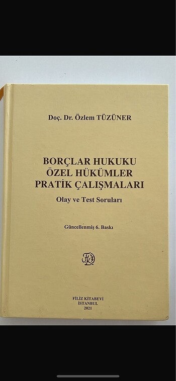  Borçlar Hukuku Dersleri Özel Hükümler ve pratik Cevdet