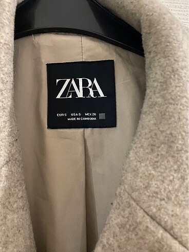 s Beden camel Renk Zara kaban