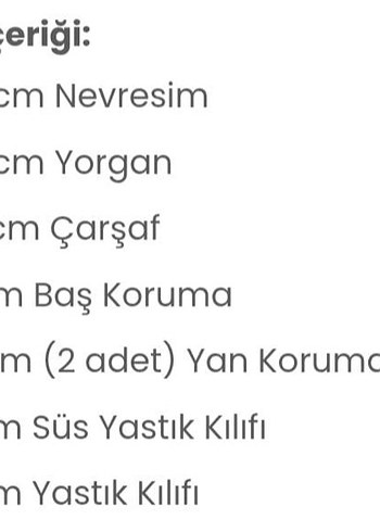 Mavi Nakışlı Bebek Uyku Seti - Görsel 2