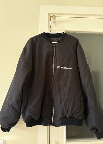 Siyah Fermuarlı Kadın Street Wear Ceket