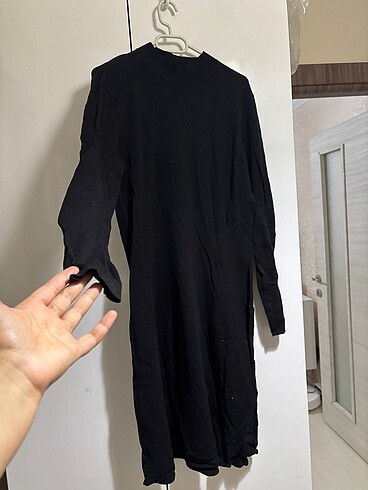 l Beden siyah Renk H&M uzun elbise