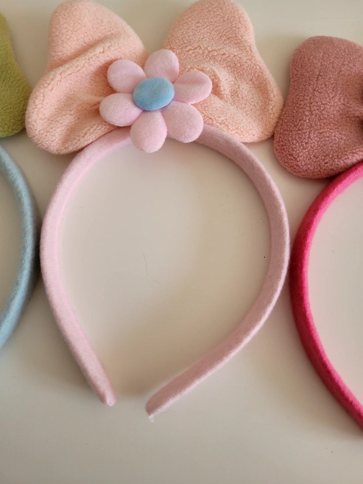 Çiçekli Yaylı Renkli Çocuk Taçları - Görsel 2