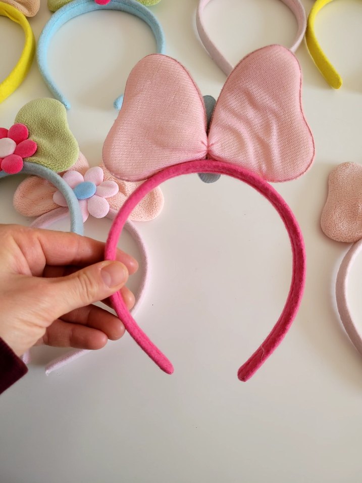 Çiçekli Yaylı Renkli Çocuk Taçları - Görsel 4