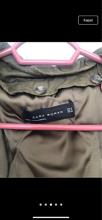 m Beden Zara parka