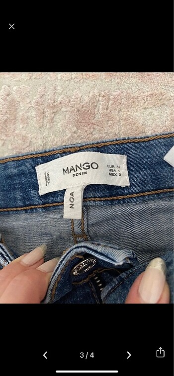 xs Beden Mango jean