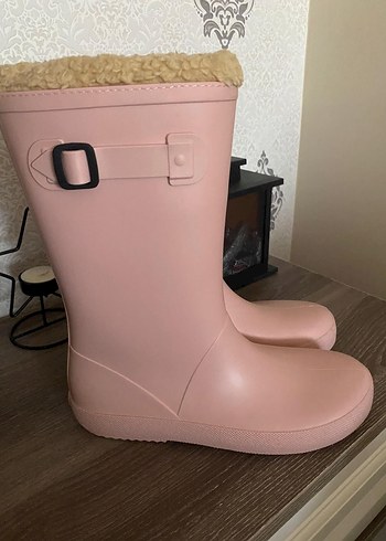 orjinal igor Kız Çocuk Pembe Kürklü Bot - Görsel 3