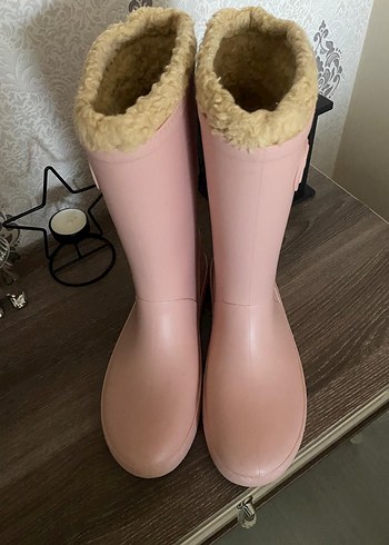 orjinal igor Kız Çocuk Pembe Kürklü Bot - Görsel 5