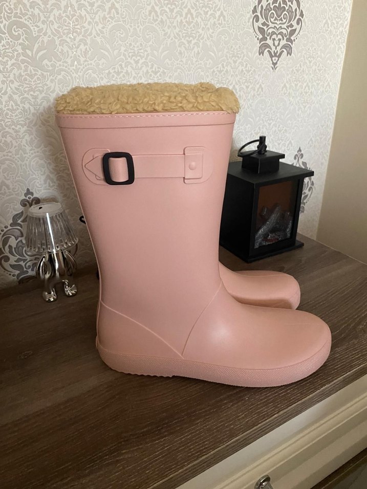 orjinal igor Kız Çocuk Pembe Kürklü Bot - Görsel 2