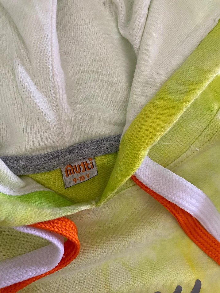 Kapüşonlu Batik Sweatshirt - Görsel 4