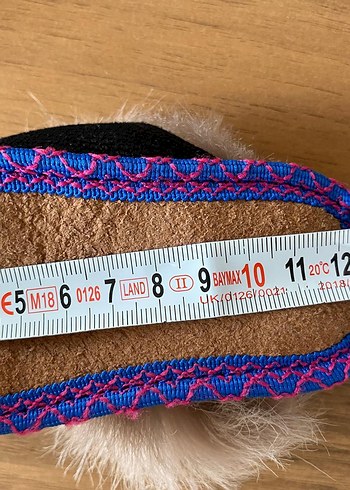 Bohem Tarz Renkli Nakışlı Kürklü Kız Bebek Botu - Görsel 9