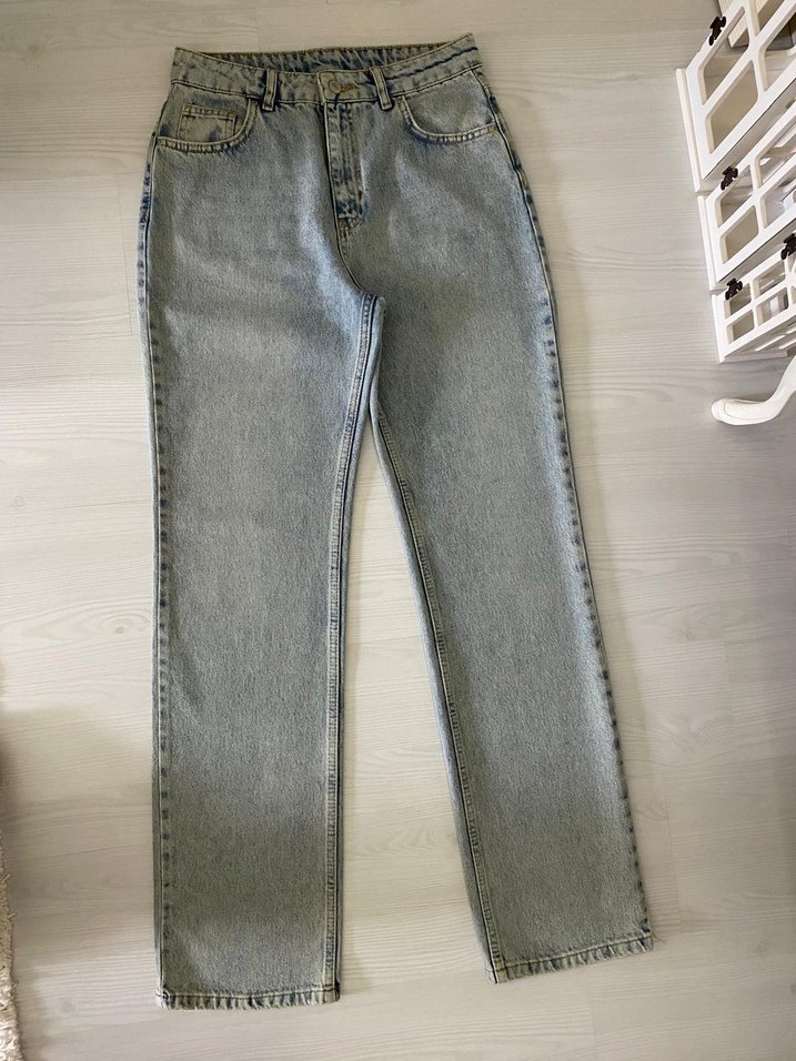 Kadın Açık Mavi Regular Fit Denim Jean - Görsel 4