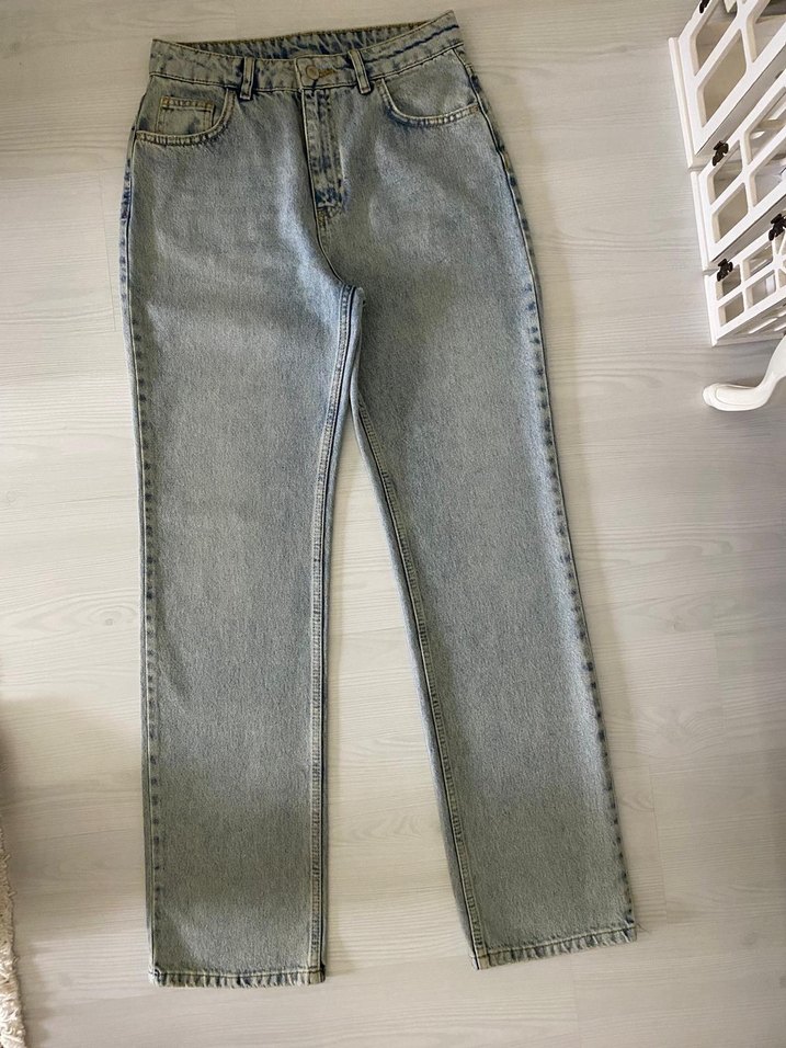 Kadın Açık Mavi Regular Fit Denim Jean - Görsel 5