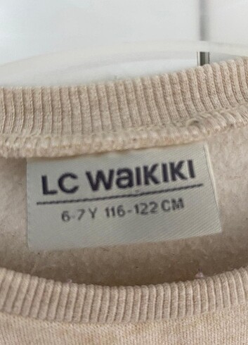 6 Yaş Beden Lcw Waikiki kız çocuk sweatshirt 6/7 yaş