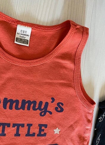 2 Yaş Beden Çıtçıtlı body zıbın 18/24 ay