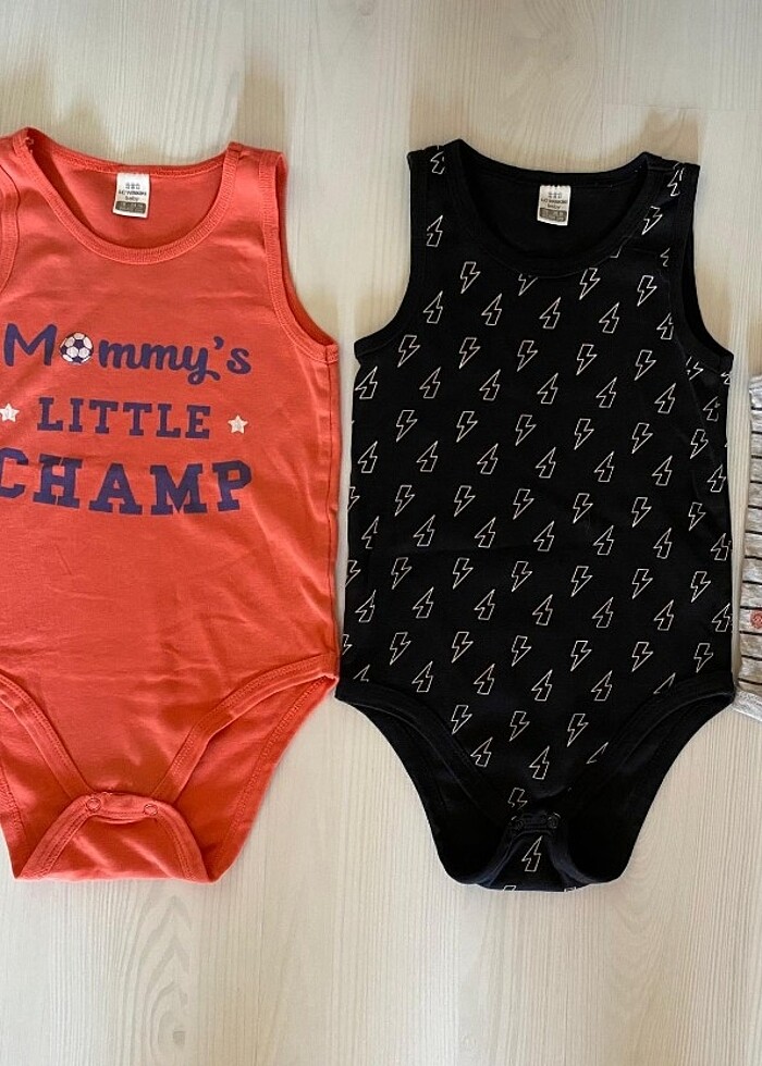 Çıtçıtlı body zıbın 18/24 ay  - Görsel 2