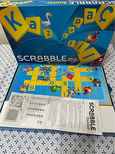 Scrabble junior kelime oyunu