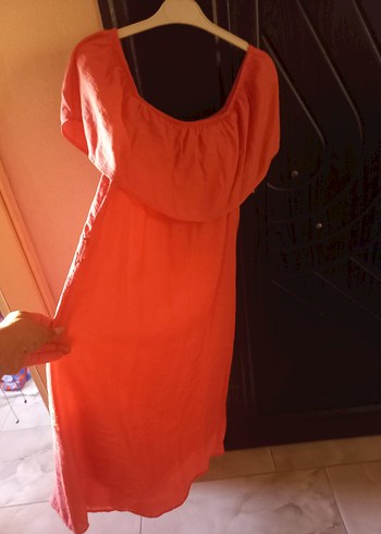 Renkli Bağlamalı Pliseli Uzun Elbise hepsi 200 tl - Görsel 8