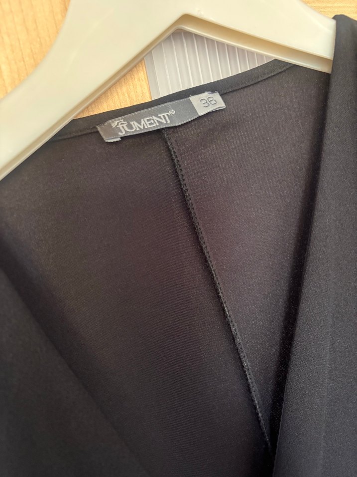 Siyah Midi Elbise - Görsel 2