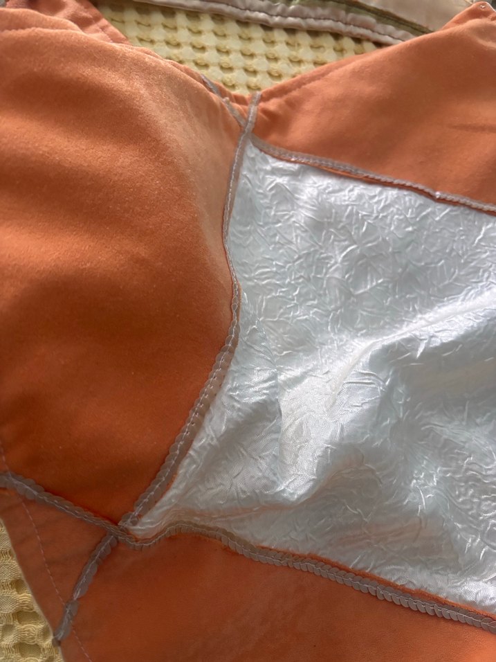 Nakışlı Parlak Turuncu Dekoratif Yastık Kılıfları - Görsel 2