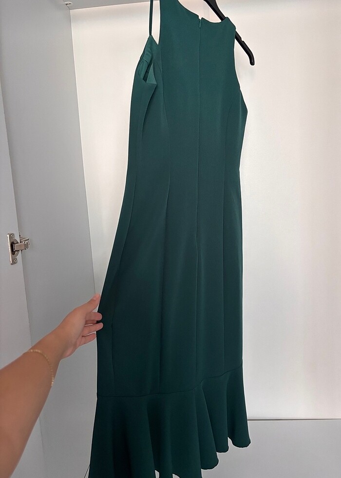 Yakası pencereli abiye - Görsel 2