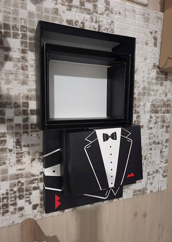 Klasik Siyah Mini Damatlık Kutusu - Görsel 2